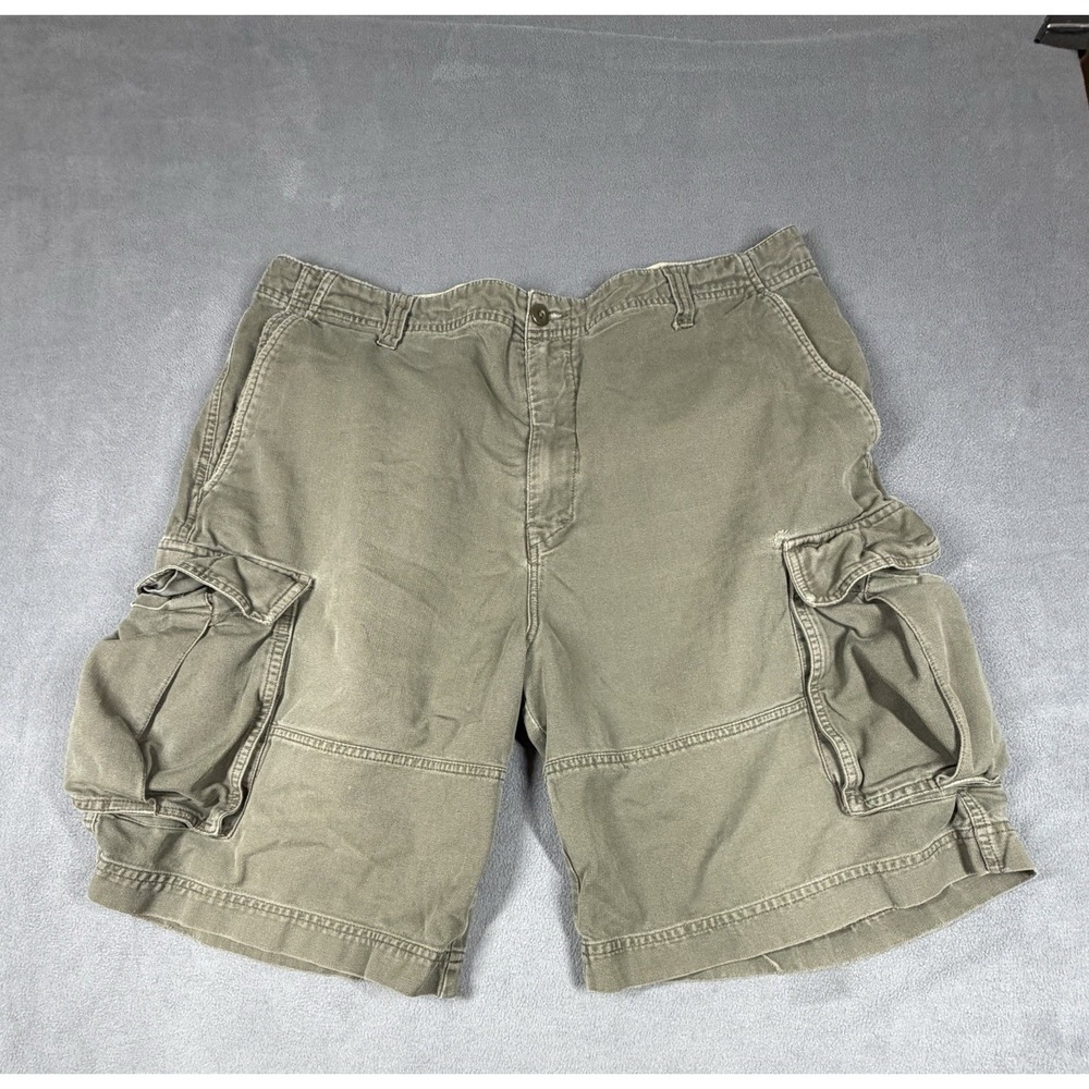 Op Ocean Pacific Cargo Shorts Mens 38 Cotton Casual Multi Pocket VTG Baggy